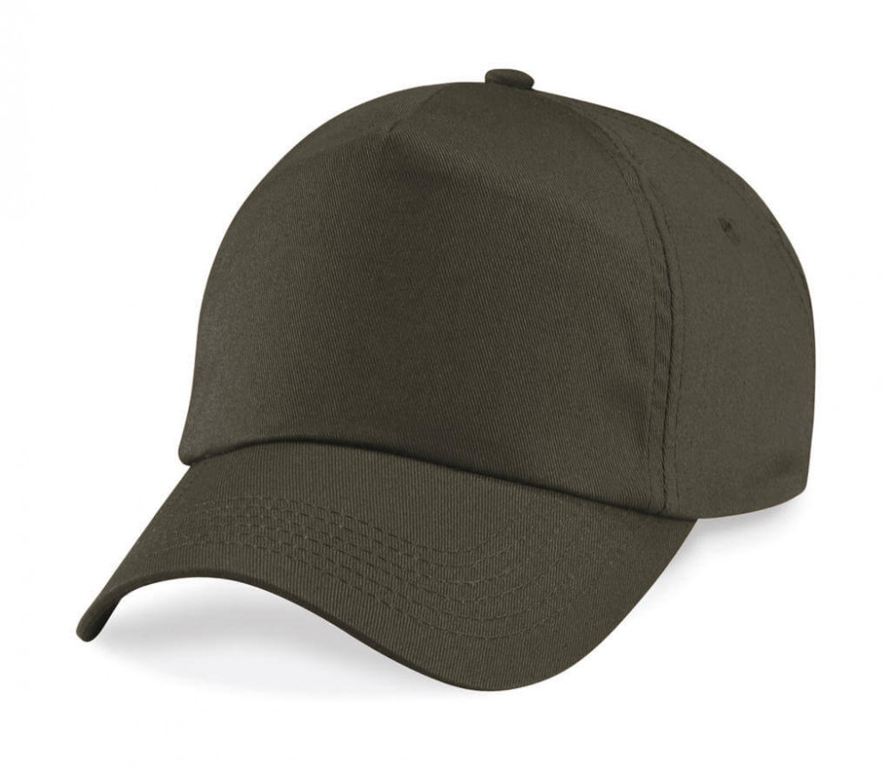 Férfi sapka Beechfield Original 5 Panel Cap Egy méret, Oliva zöld Férfi sapka Beechfield Original 5 Panel Cap Egy méret, Oliva zöld
