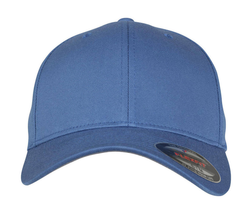 Uniszex Sapka Flexfit Fitted Baseball Cap -XS/S, Pala kék