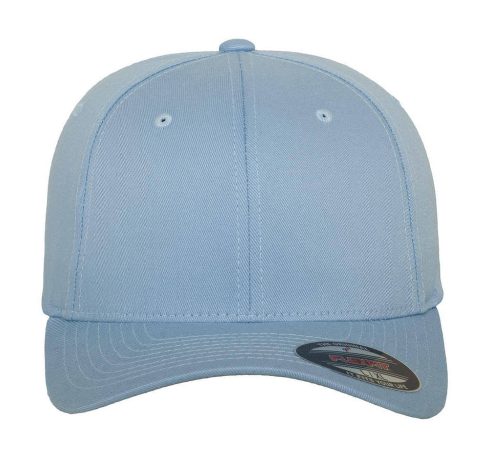 Uniszex Sapka Flexfit Fitted Baseball Cap -S/M, Karolina kék