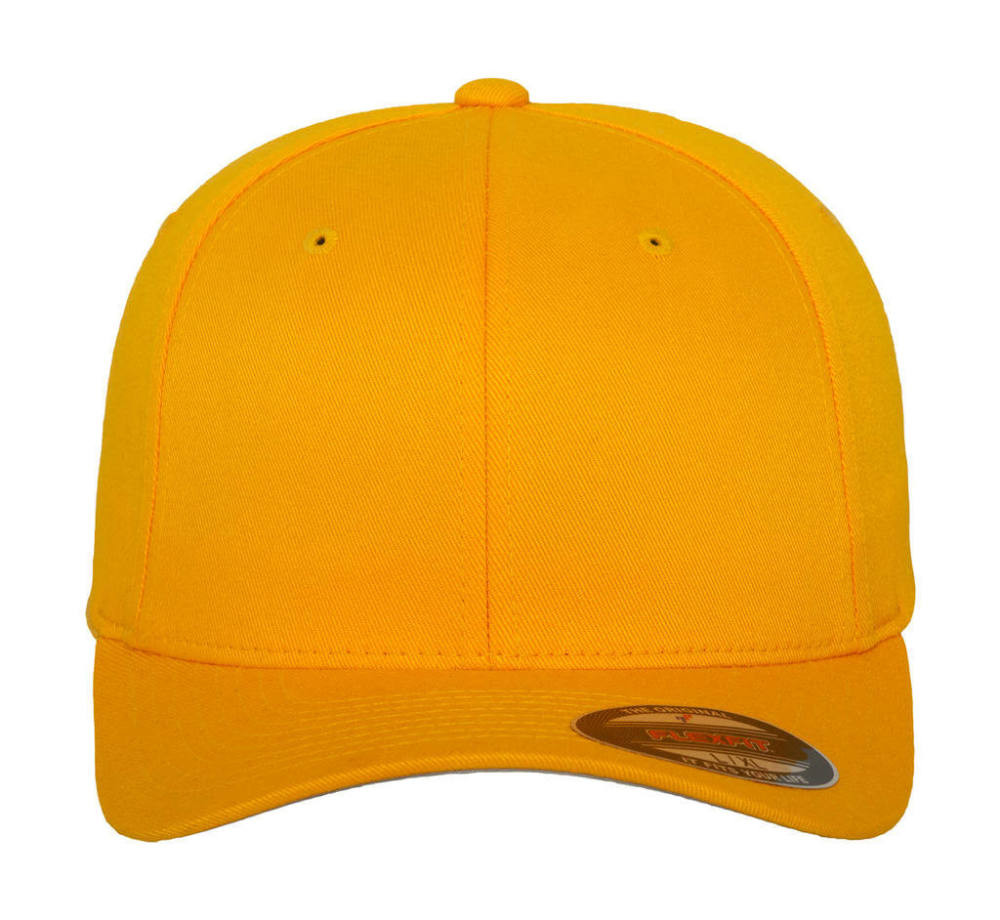 Uniszex Sapka Flexfit Fitted Baseball Cap -L/XL, Aranysárga