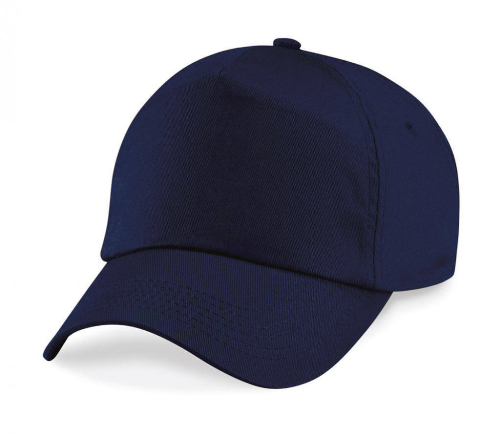 Gyerek sapka Beechfield Junior Original 5 Panel Cap Egy méret, Sötétkék (navy)