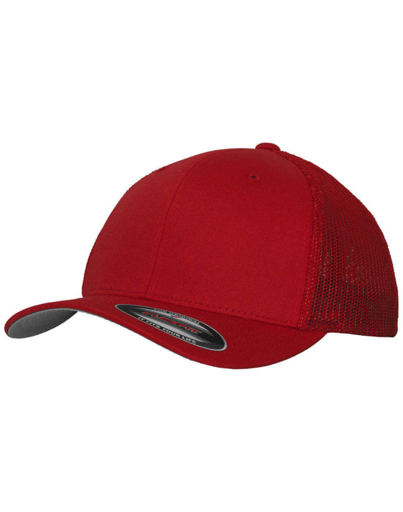 Uniszex Sapka Flexfit Mesh Cotton Twill Trucker Cap