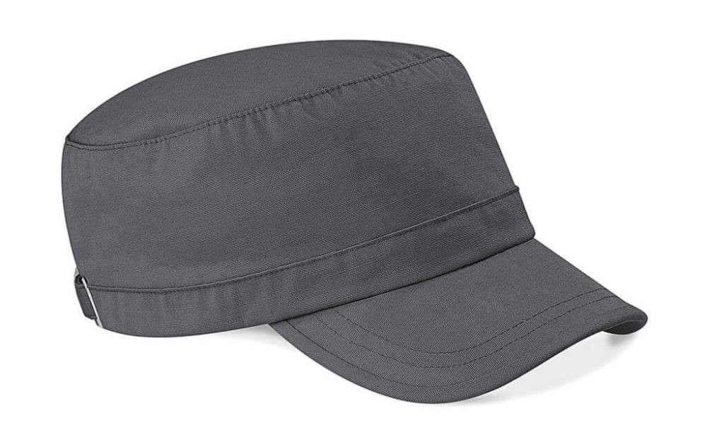 Uniszex sapka Beechfield Army Cap - One Size, Grafitszürke