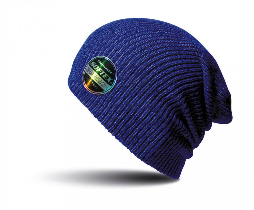 Uniszex téli sapka Result Caps Softex Beanie Egy méret, Reflex kék