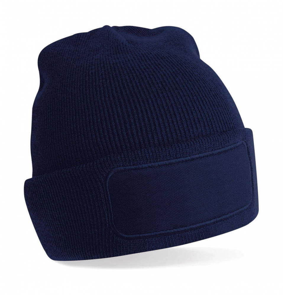 Uniszex téli sapka Beechfield Printers Beanie Egy méret, Sötétkék (navy)