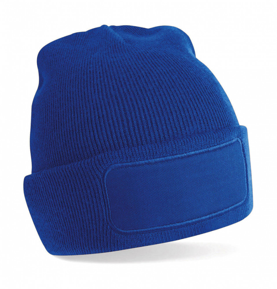 Uniszex téli sapka Beechfield Printers Beanie Egy méret, Világos királykék