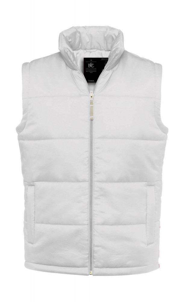 Férfi ujjatlan mellény B and C Bodywarmer/men M, Fehér