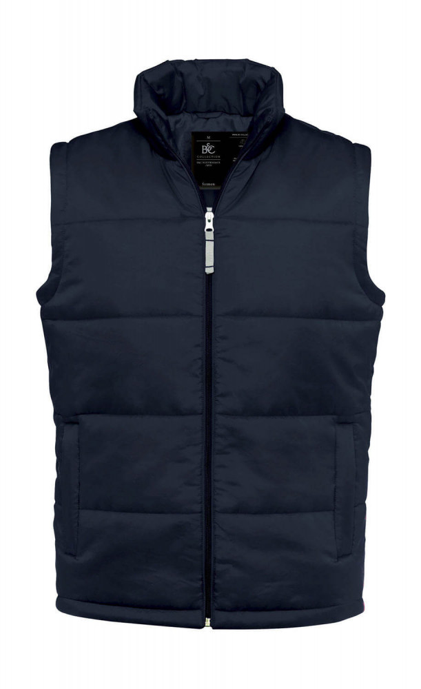 Férfi ujjatlan mellény B and C Bodywarmer/men M, Sötétkék (navy)