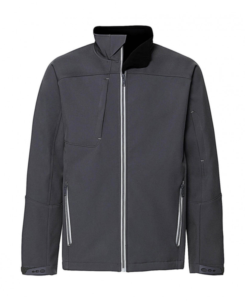 Férfi hosszú ujjú Softshell Russell Europe Men's Bionic Softshell Jacket M, Vasszürke