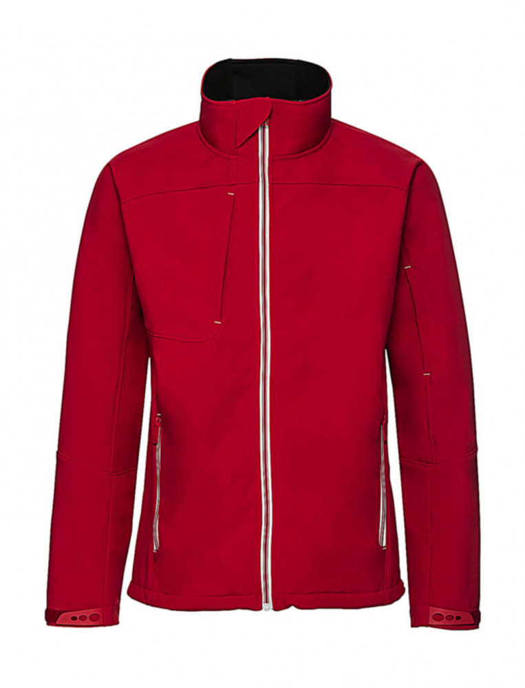 Férfi hosszú ujjú Softshell Russell Europe Men's Bionic Softshell Jacket XS, Piros