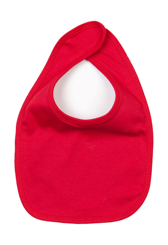 Bébi előke BabyBugz Baby Bib Egy méret, Piros