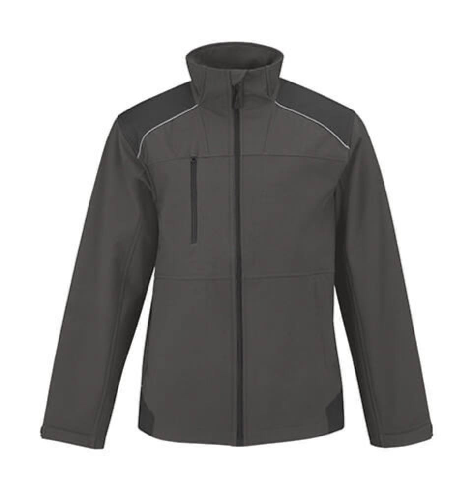 Férfi Kabát Hosszú ujjú B & C Shield Softshell PRO -3XL, Sötétszürke