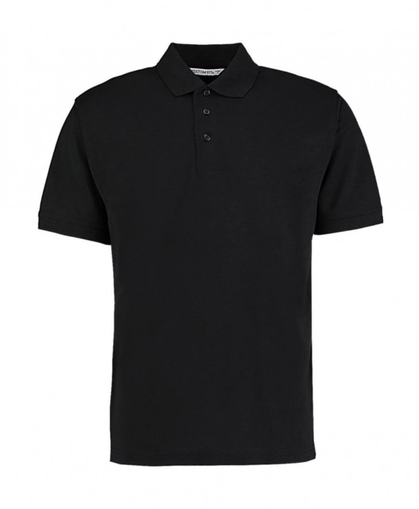 Férfi rövid ujjú galléros póló Kustom Kit Men's Classic Fit Polo Superwash 60º XL, Fekete
