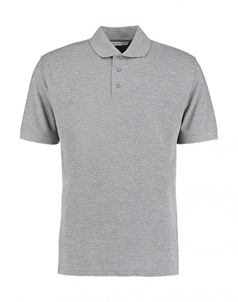 Férfi rövid ujjú galléros póló Kustom Kit Men's Classic Fit Polo Superwash 60º S, Heather szürke