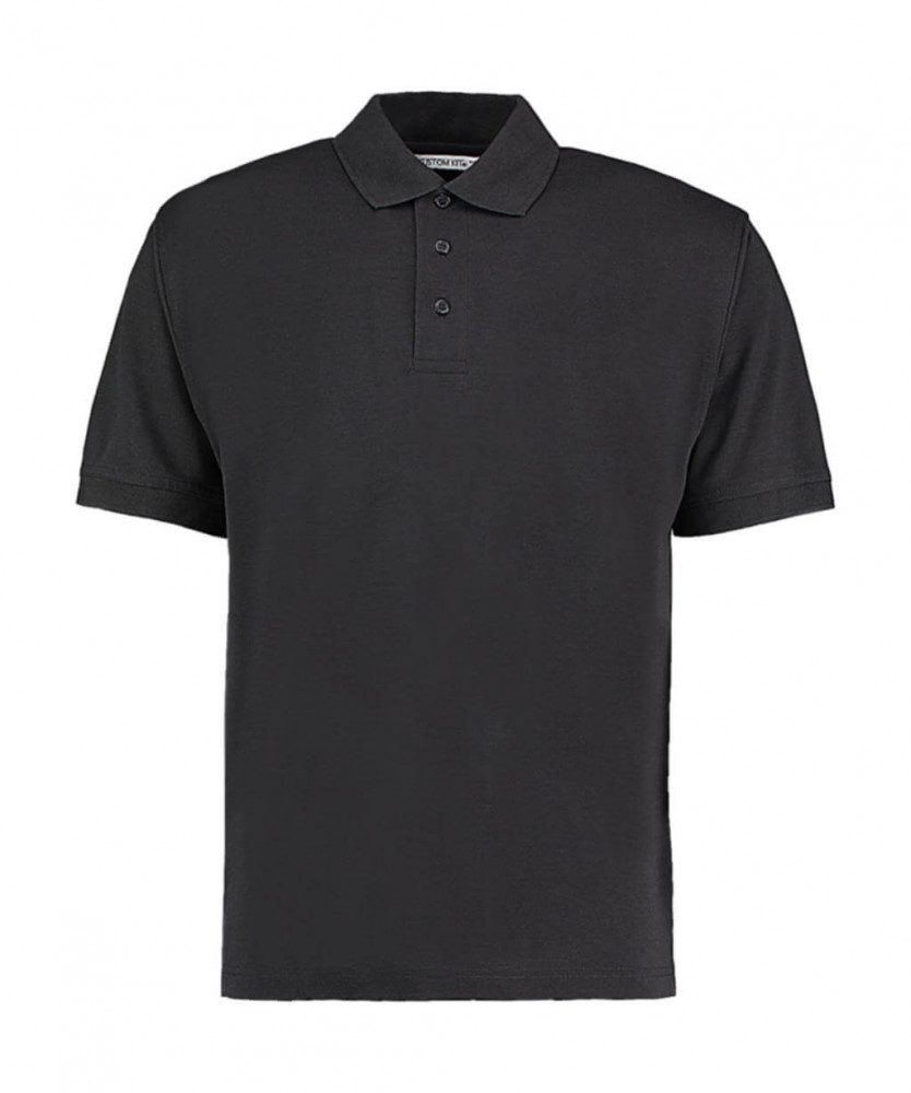 Férfi rövid ujjú galléros póló Kustom Kit Men's Classic Fit Polo Superwash 60º S, Grafitszürke