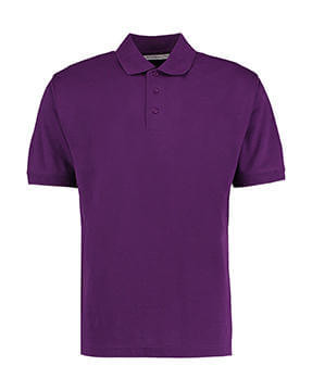 Férfi rövid ujjú galléros póló Kustom Kit Men's Classic Fit Polo Superwash 60º S, Sötét Lila