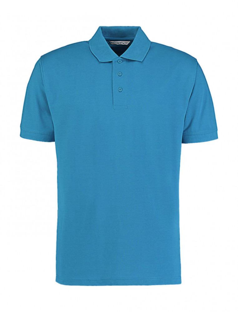 Férfi rövid ujjú galléros póló Kustom Kit Men's Classic Fit Polo Superwash 60º XS, Türkizkék