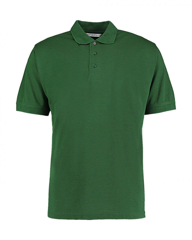 Férfi rövid ujjú galléros póló Kustom Kit Men's Classic Fit Polo Superwash 60º S, Sötétzöld