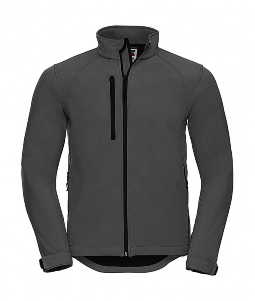 Férfi kabát Russell Europe Softshell Jacket 2XL, Titanium Férfi kabát Russell Europe Softshell Jacket 2XL, Titanium