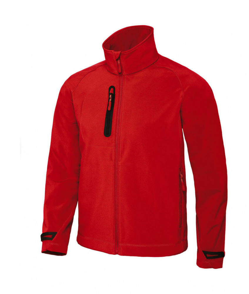 Férfi kabát B and C X-Lite Softshell/men Jacket 3XL, Mély piros