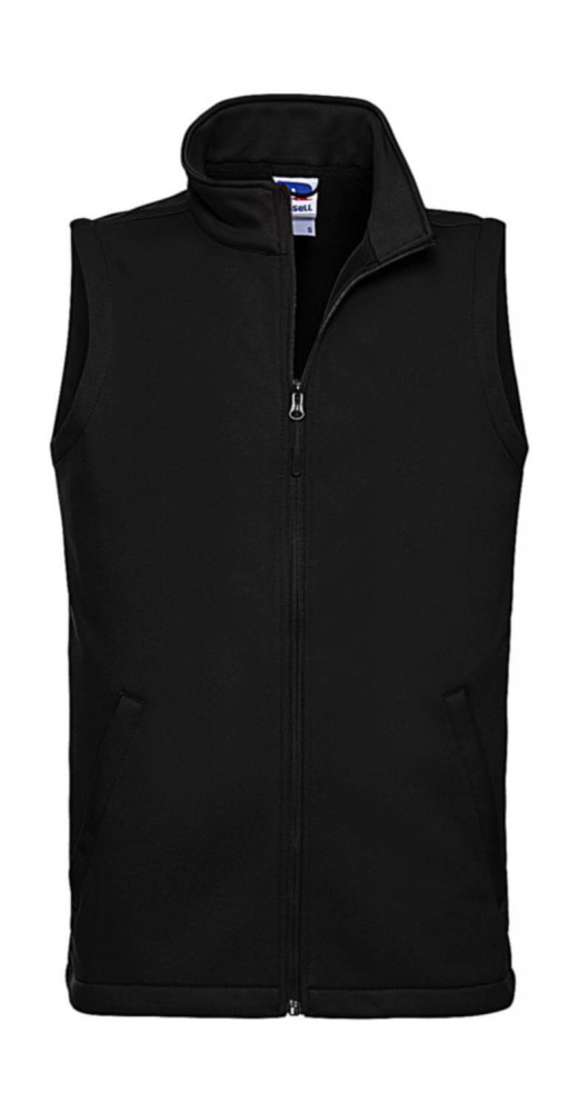 Férfi ujjatlan Softshell Russell Europe Men's Smart Softshell Gilet S, Fekete