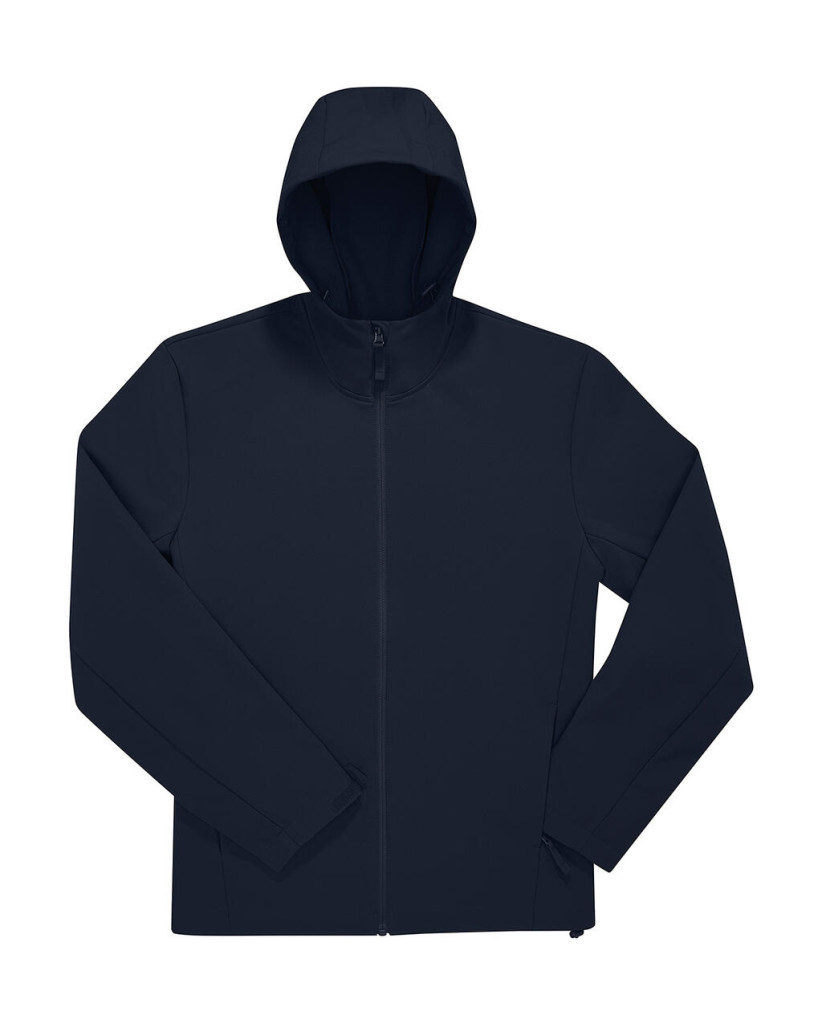 B and C Reset 3Lr Hooded Softshell JG006 Navy 4XL