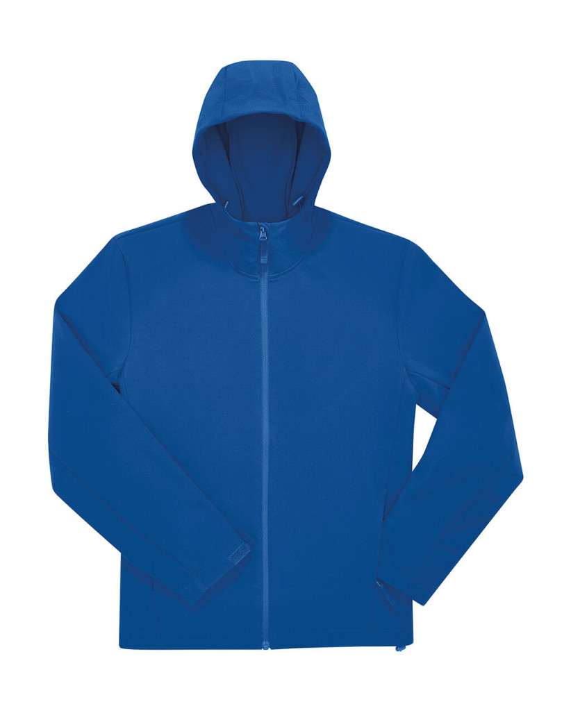 B and C Reset 3Lr Hooded Softshell JG006 Royal Blue 2XL