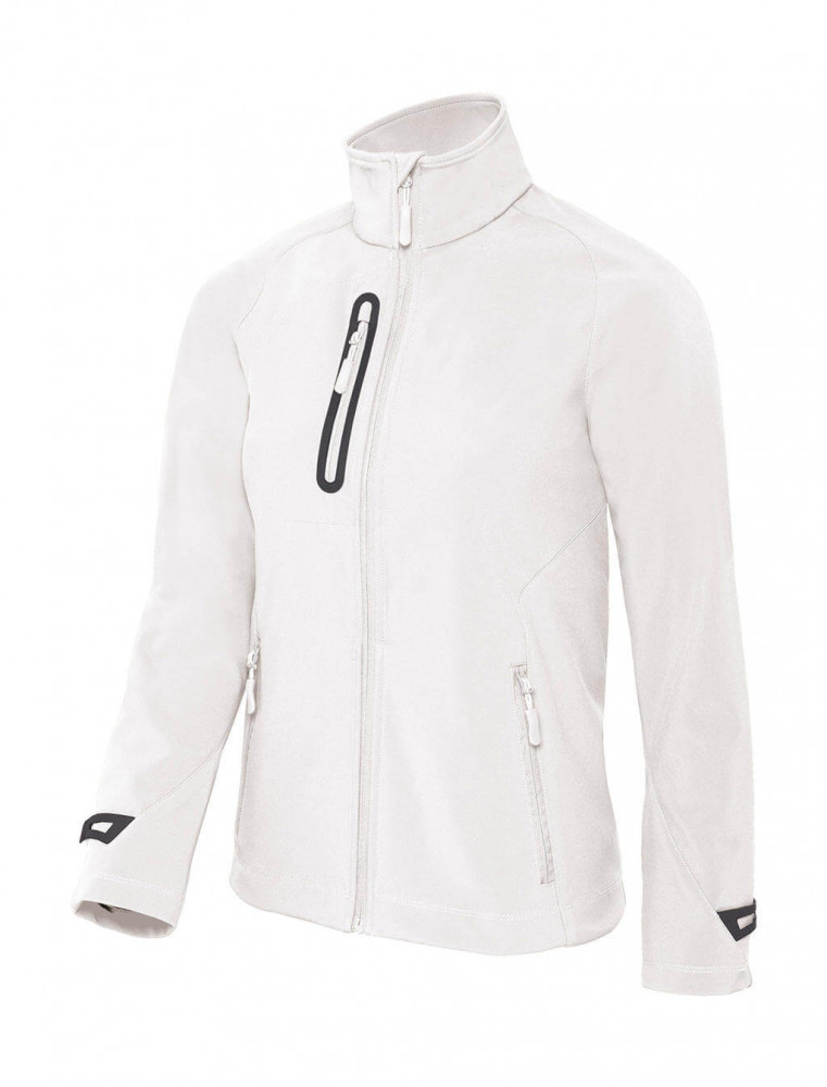 Női kabát B and C X-Lite Softshell/women Jacket M, Fehér Női kabát B and C X-Lite Softshell/women Jacket M, Fehér