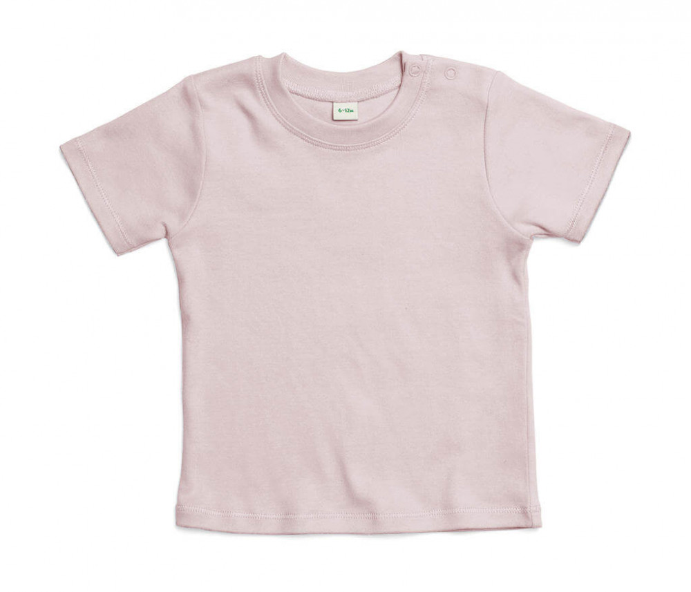 Bébi rövid ujjú póló BabyBugz Baby T-Shirt 18-24, Organik Naturál