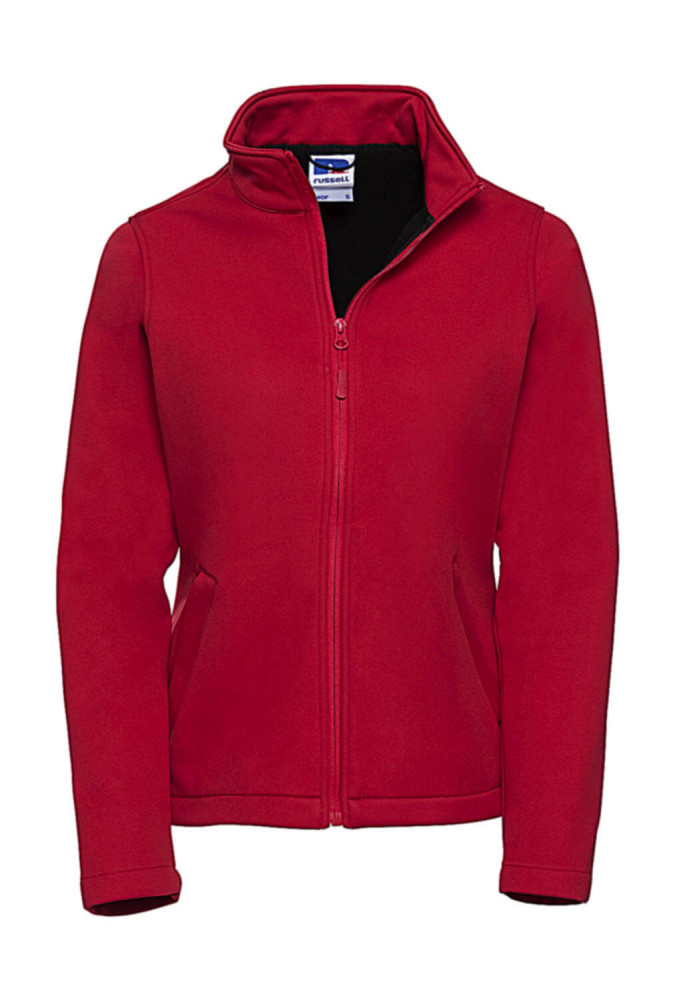 Női Softshell Russell Europe Ladies' Smart Softshell Jacket XS (34), Piros