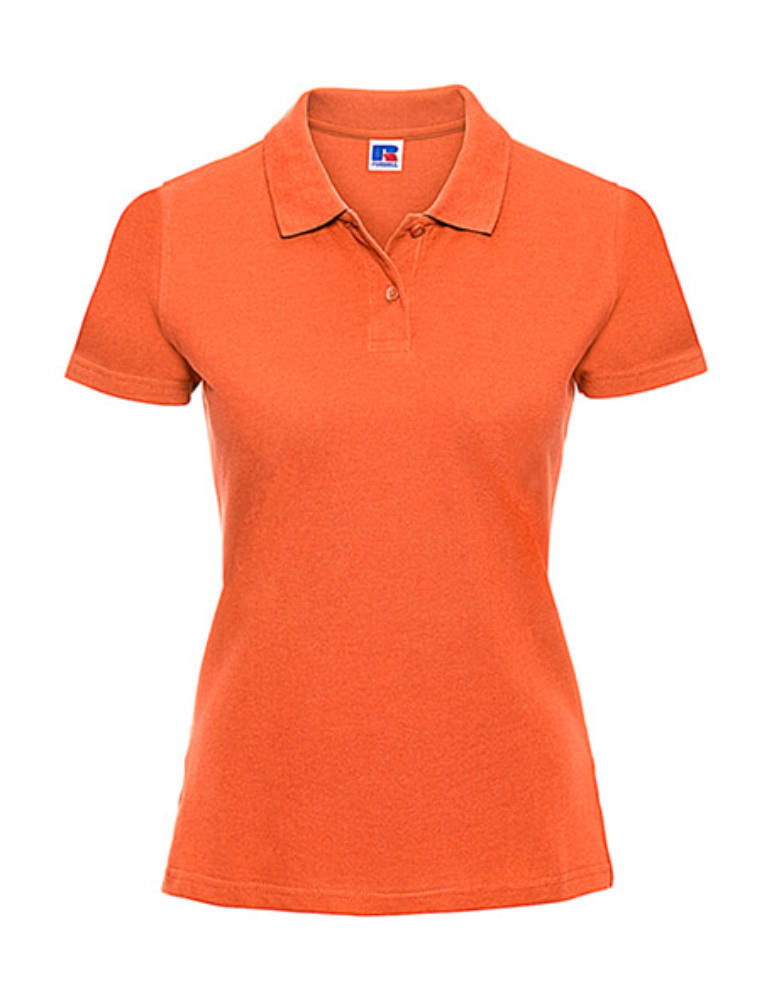 Női Galléros póló Rövid ujjú Russell Europe Ladies' Piqué Polo - L, Narancssárga Női Galléros póló Rövid ujjú Russell Europe Ladies' Piqué Polo - L, Narancssárga