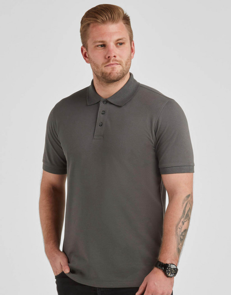Férfi rövid ujjú galléros póló SG Signature Stretch Tagless Polo M, Sötétkék (navy)