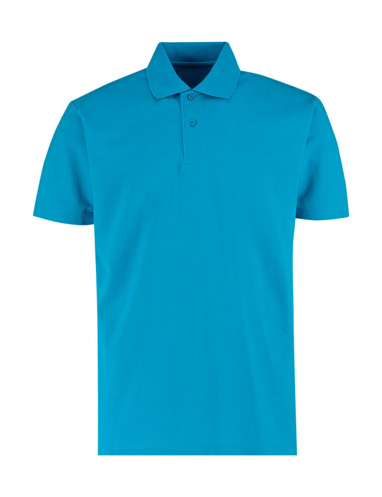 Férfi rövid ujjú galléros póló Kustom Kit Men's Regular Fit Workforce Polo 3XL, Türkizkék