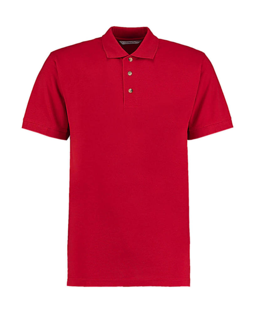 Férfi galléros póló rövid ujjú Kustom Kit Workwear Polo/Superwash - XL, Piros