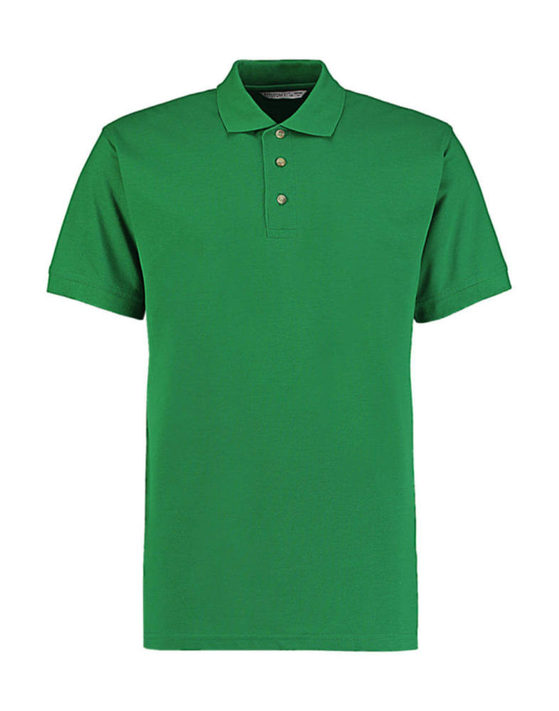 Férfi galléros póló rövid ujjú Kustom Kit Workwear Polo/Superwash - S, Ír zöld