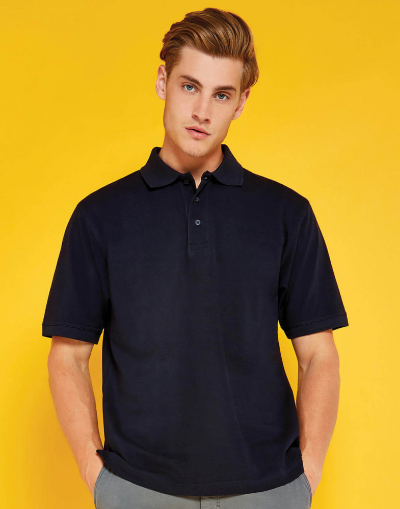 Férfi rövid ujjú galléros póló Kustom Kit Classic Fit Cotton Klassic Superwash 60° Polo XS, Fehér