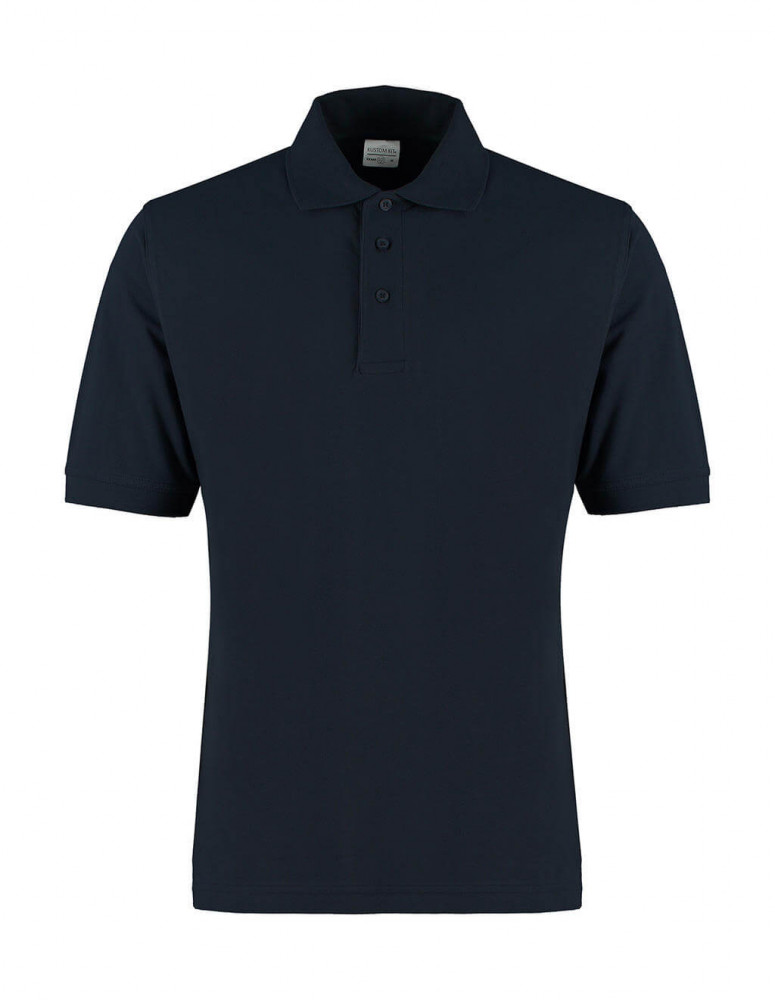 Férfi rövid ujjú galléros póló Kustom Kit Classic Fit Cotton Klassic Superwash 60° Polo 2XL, Sötétkék (navy)