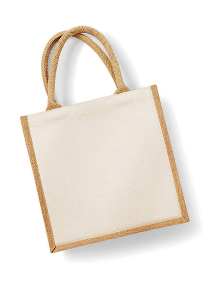 Bevásárló táska Westford Mill Printers' Midi Jute Bag