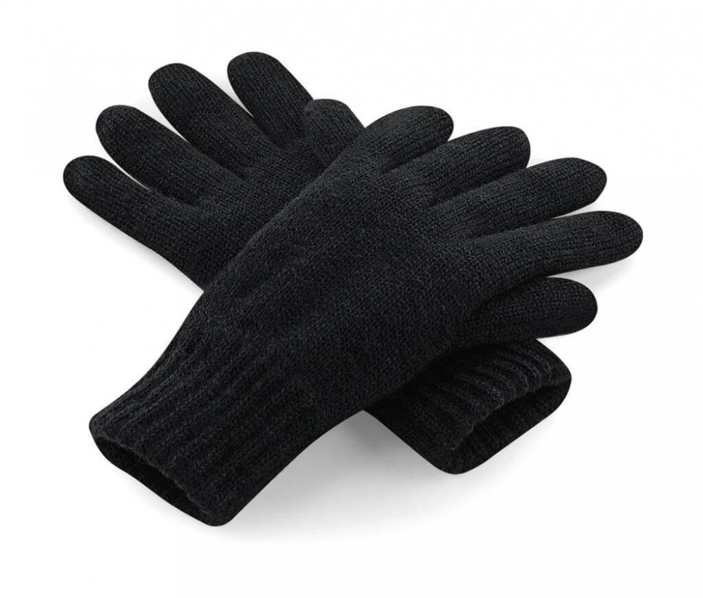 Uniszex kesztyű Beechfield Classic Thinsulate Gloves L/XL, Fekete