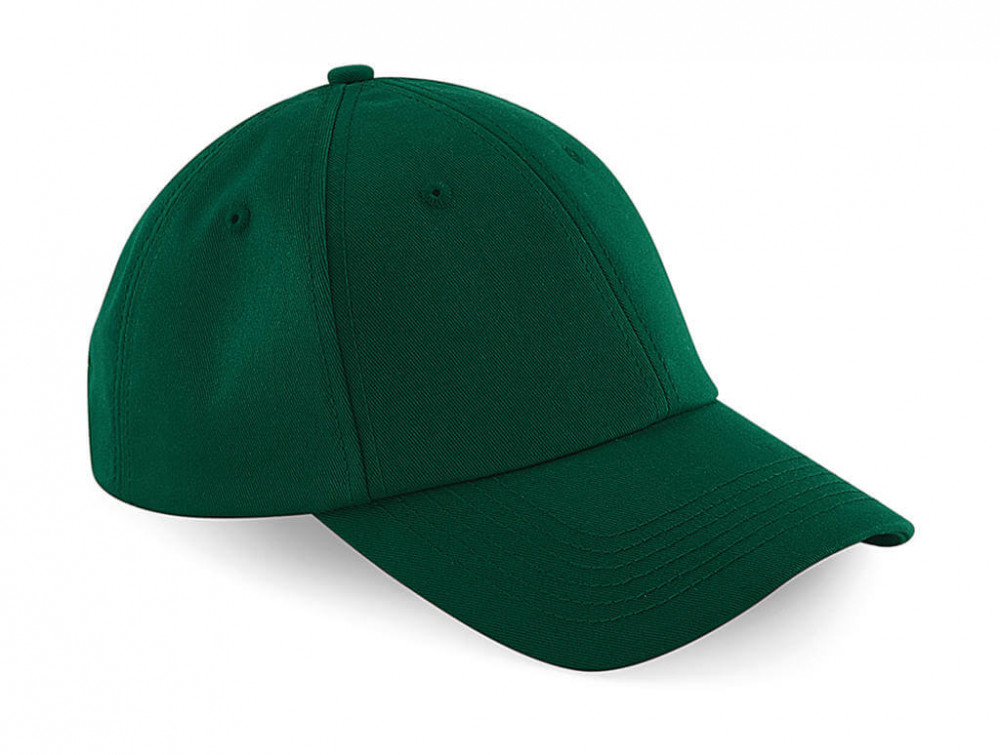 Uniszex sapka Beechfield Authentic Baseball Cap Egy méret, Sötétzöld