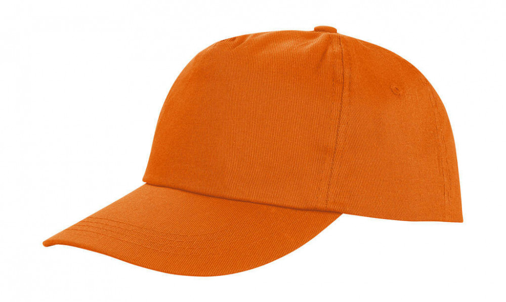 Uniszex sapka Result Caps Houston 5-Panel Printers Cap Egy méret, Narancssárga