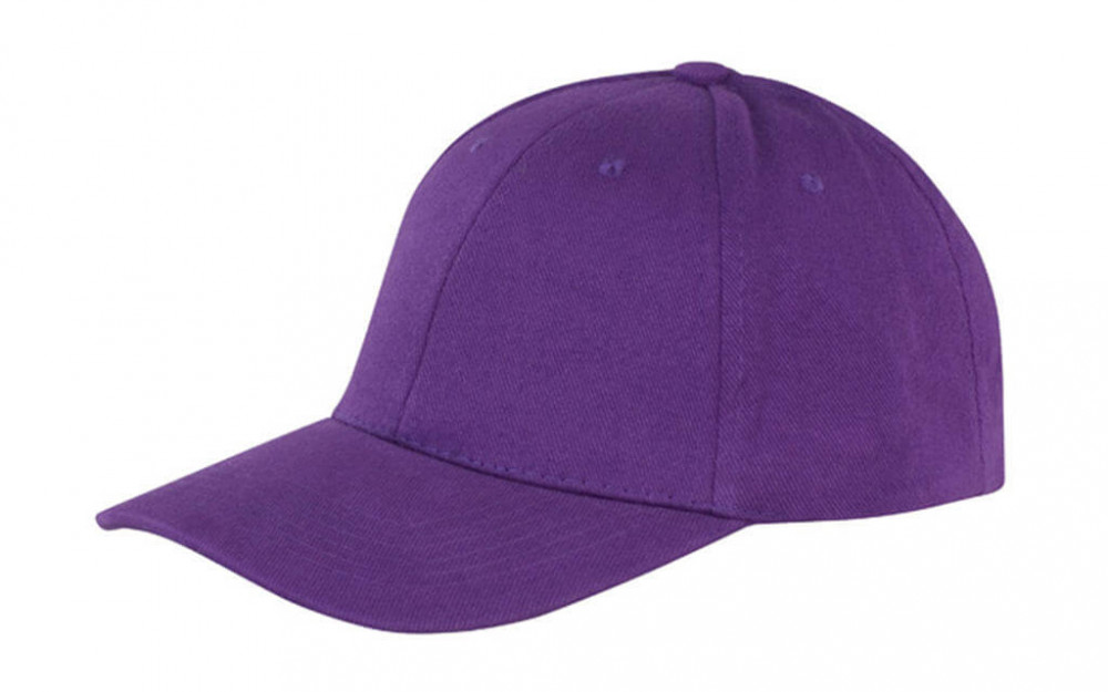 Uniszex sapka Result Caps Memphis 6-Panel Low Profile Cap Egy méret, Lila