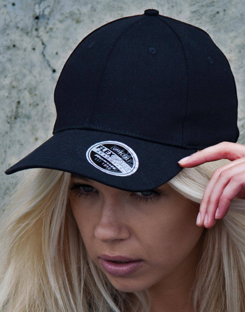 Uniszex sapka Result Caps Kansas Flex Cap S/M, Fehér