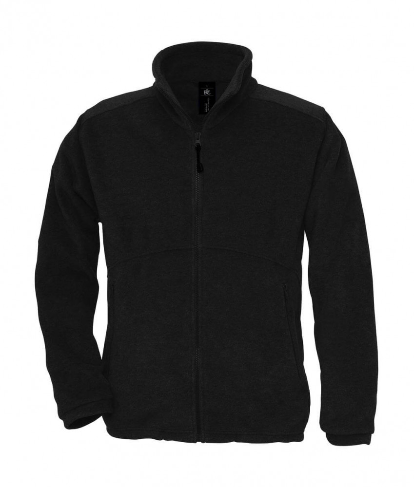 Uniszex hosszú ujjú kabát B and C Icewalker+ Outdoor Full Zip Fleece XL, Fekete