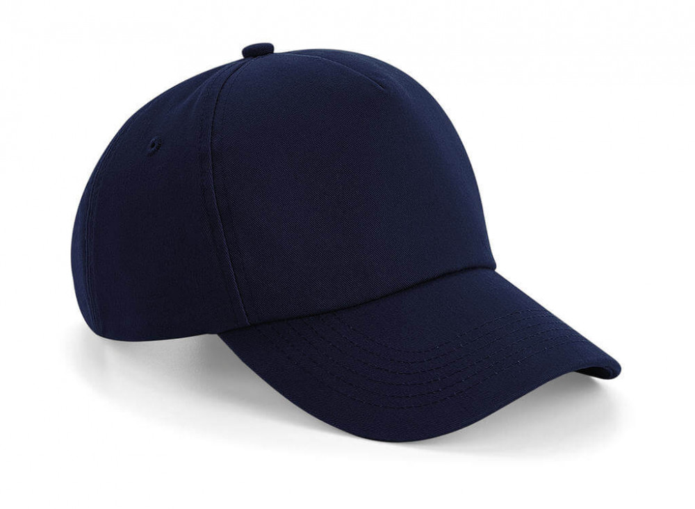 Uniszex sapka Beechfield Authentic 5 Panel Cap Egy méret, Sötétkék (navy)