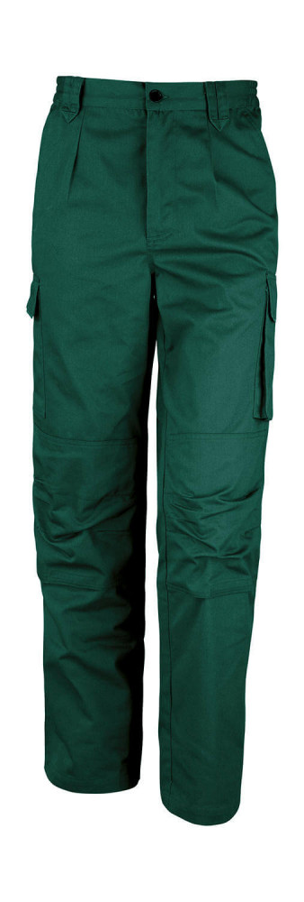 Férfi nadrág munkaruha Result Work-Guard Action Trousers Reg 5XL (46/32"), Sötétzöld
