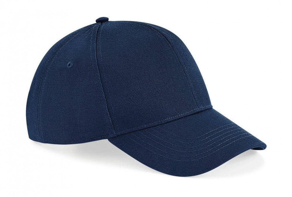 Uniszex sapka Beechfield Ultimate 6 Panel Cap Egy méret, Sötétkék (navy)