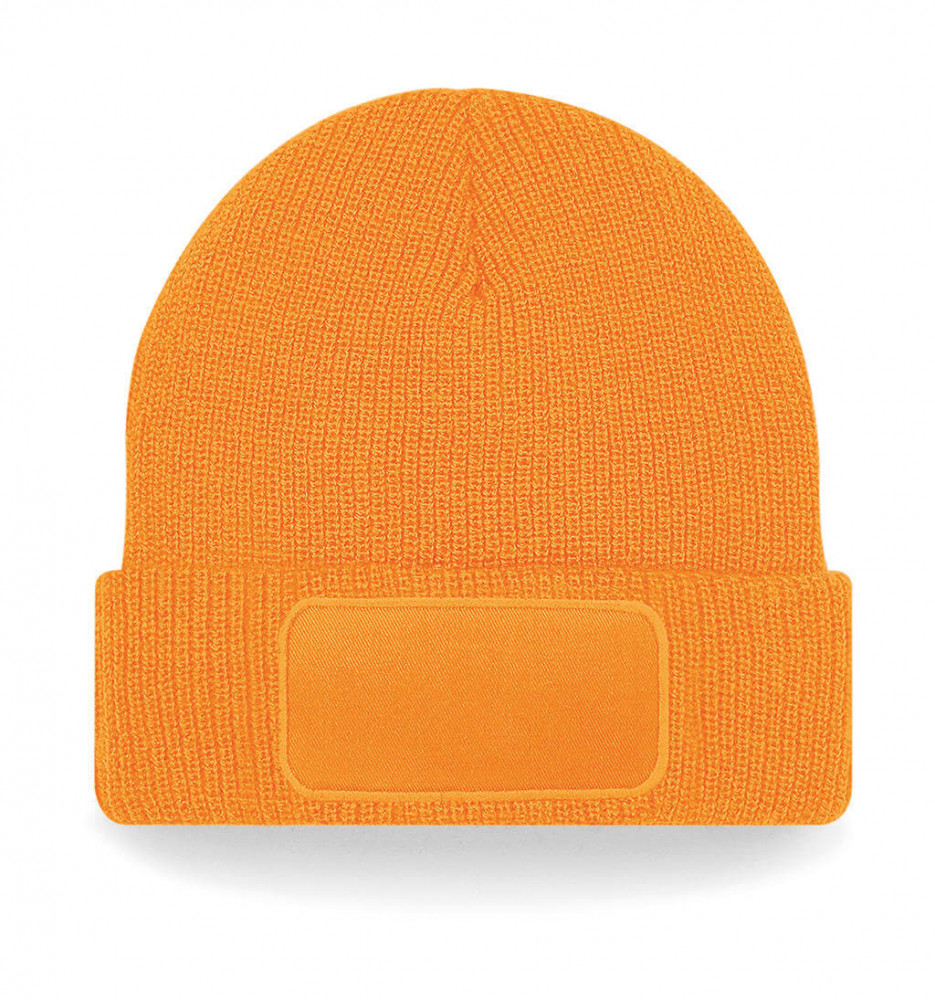 Uniszex téli sapka Beechfield Thinsulate Printers Beanie Egy méret, Fluorescent Narancssárga