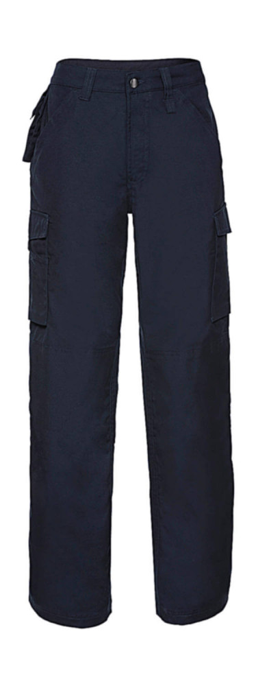 Uniszex nadrág munkaruha Russell Europe Heavy Duty Workwear Trouser Hossza 32" 38" (96cm), Sötétkék (navy)