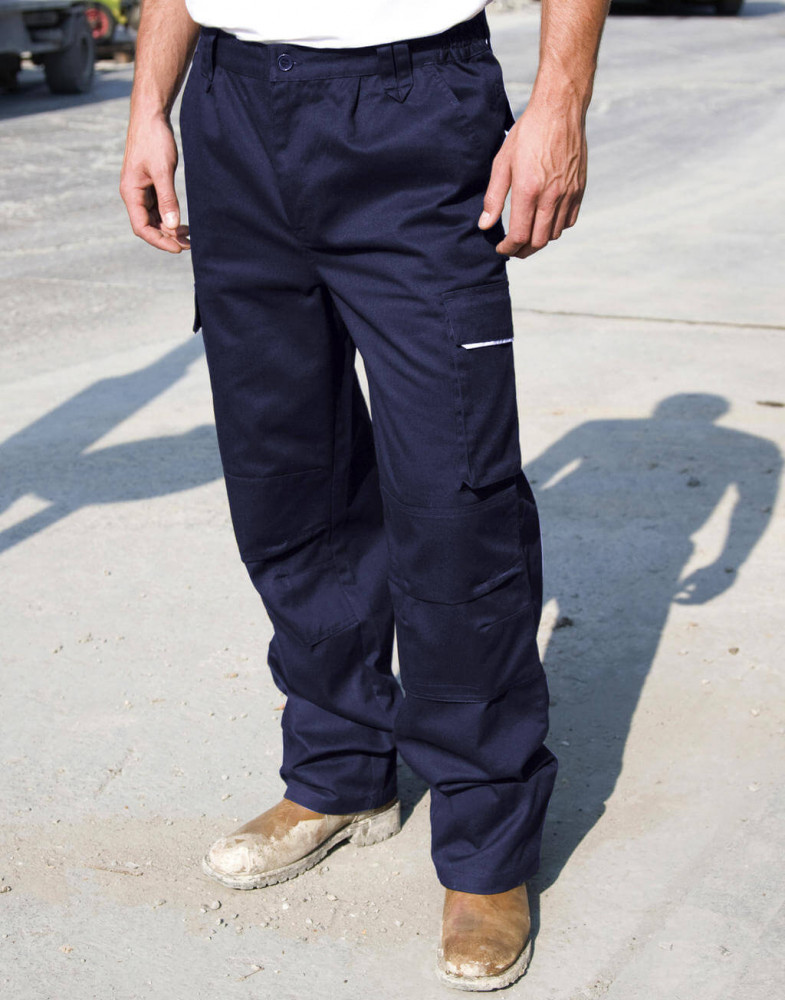 Férfi nadrág Result Work-Guard Action Trousers Long S (32/34"), Fekete